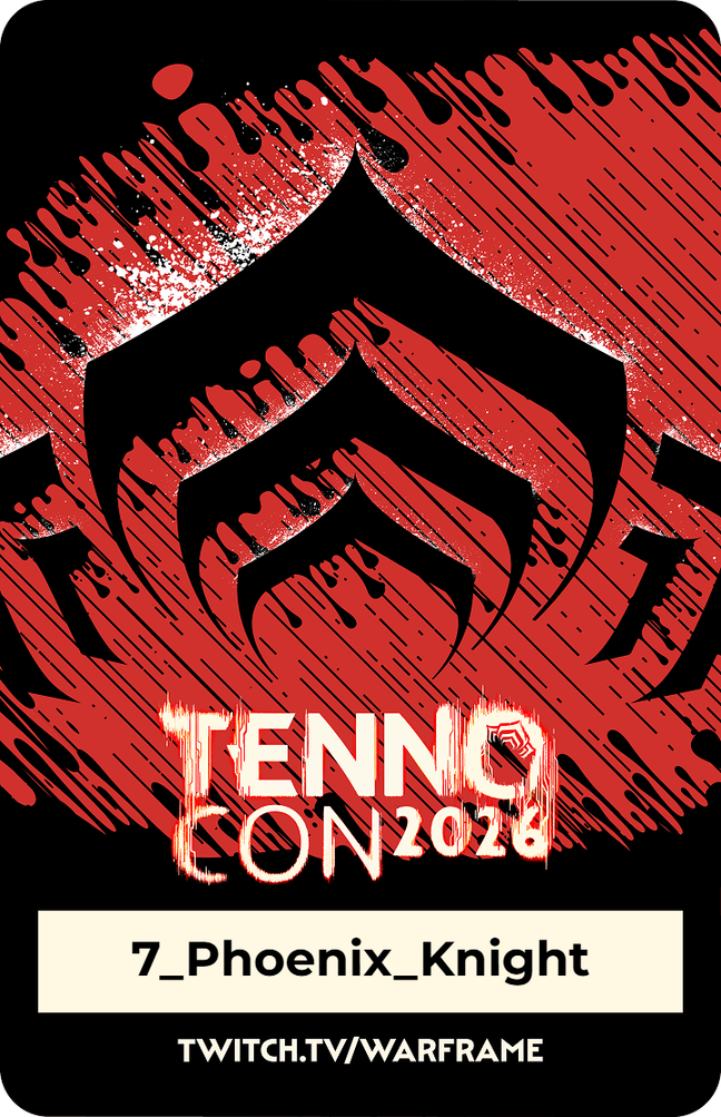 TennoCon 2026 attendee badge